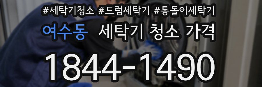 여수동 세탁기 청소 가격