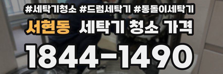 서현동 세탁기 청소 가격