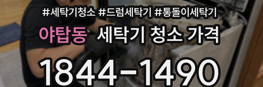 야탑동 세탁기 청소 가격