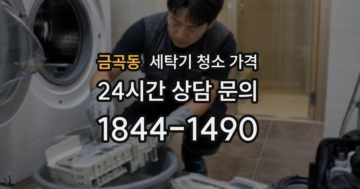 금곡동 세탁기 청소 가격