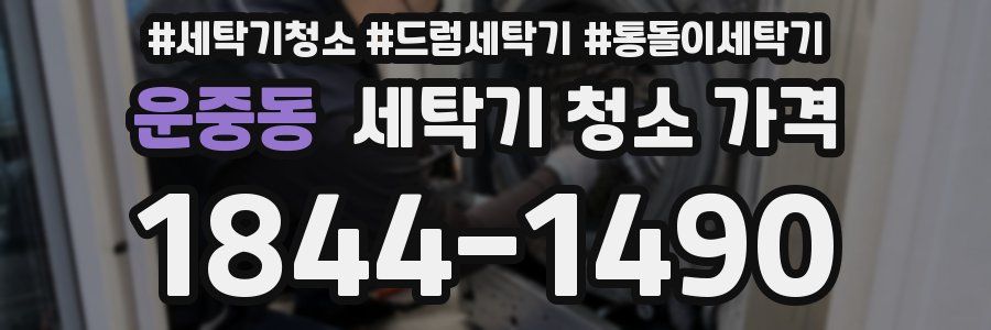 운중동 세탁기 청소 가격