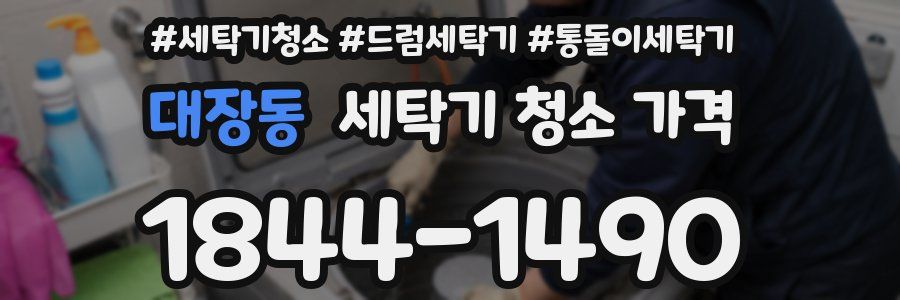 대장동 세탁기 청소 가격