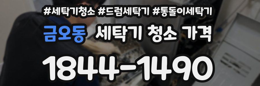 금오동 세탁기 청소 가격