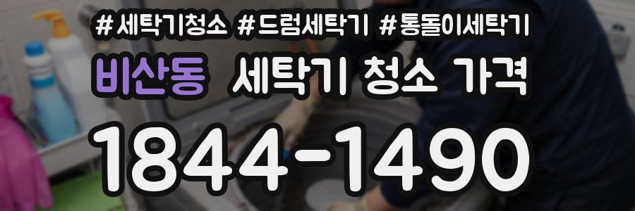 비산동 세탁기 청소 가격