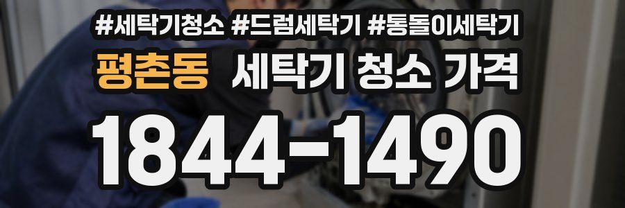평촌동 세탁기 청소 가격