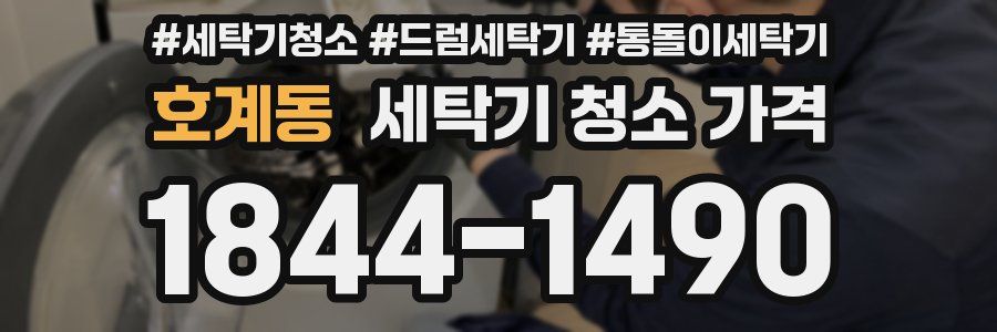 호계동 세탁기 청소 가격