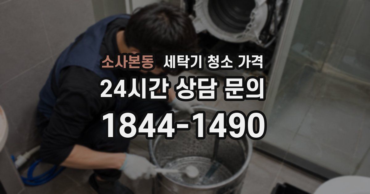 소사본동 세탁기 청소 가격