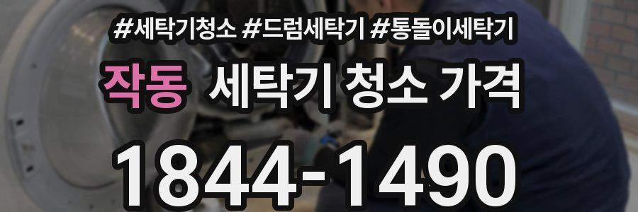작동 세탁기 청소 가격