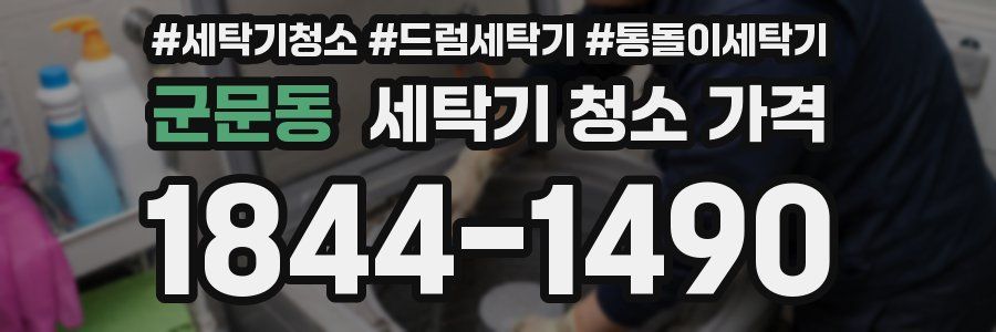 군문동 세탁기 청소 가격