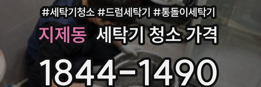 지제동 세탁기 청소 가격