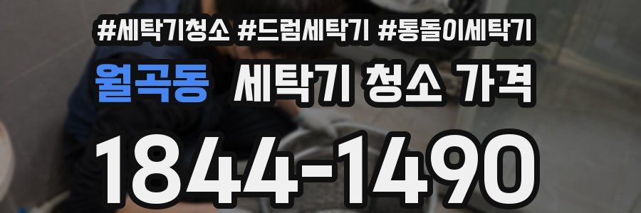 월곡동 세탁기 청소 가격