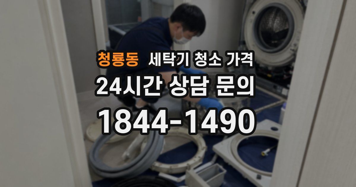 청룡동 세탁기 청소 가격