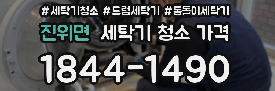 진위면 세탁기 청소 가격