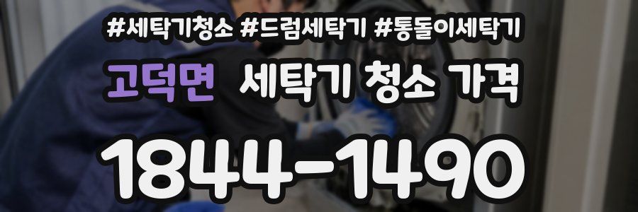 고덕면 세탁기 청소 가격