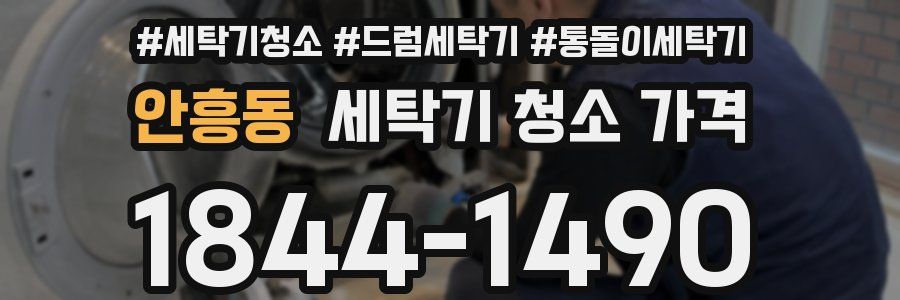 안흥동 세탁기 청소 가격