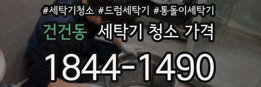 건건동 세탁기 청소 가격