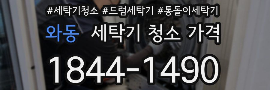 와동 세탁기 청소 가격