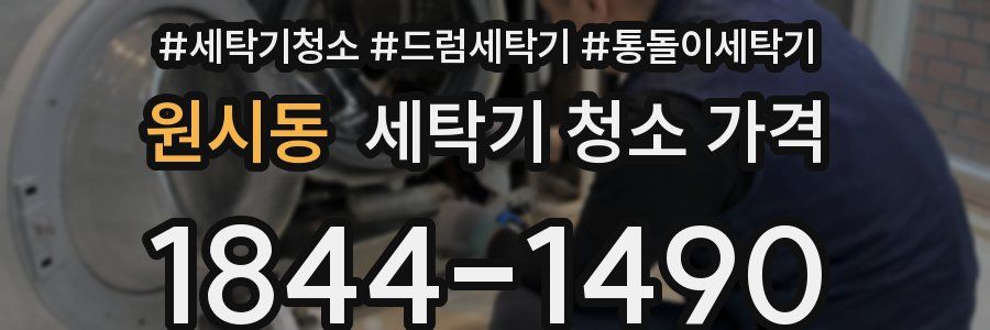원시동 세탁기 청소 가격