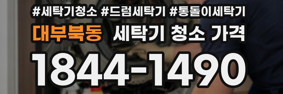 대부북동 세탁기 청소 가격