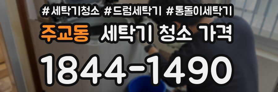 주교동 세탁기 청소 가격