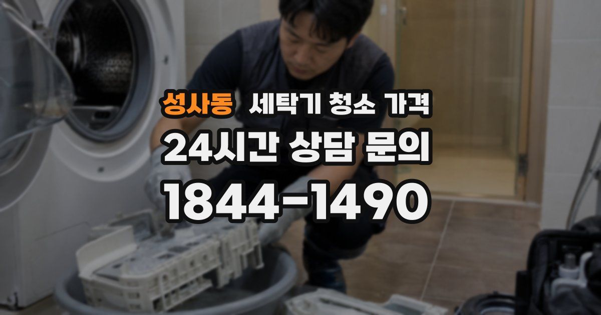 성사동 세탁기 청소 가격