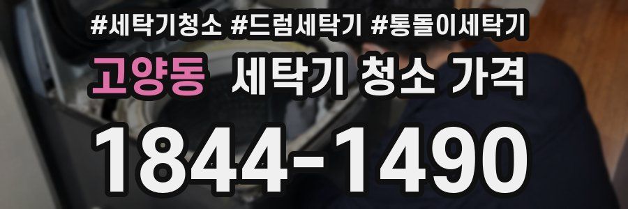 고양동 세탁기 청소 가격