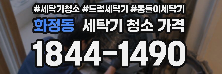 화정동 세탁기 청소 가격
