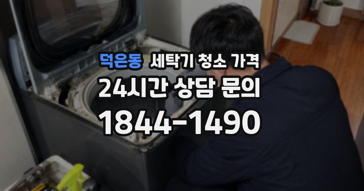 덕은동 세탁기 청소 가격