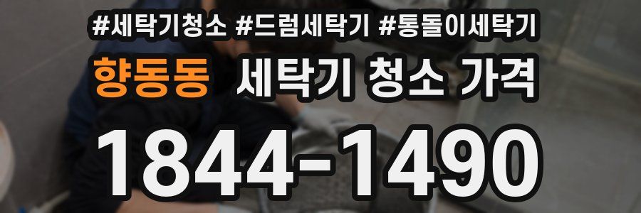 향동동 세탁기 청소 가격