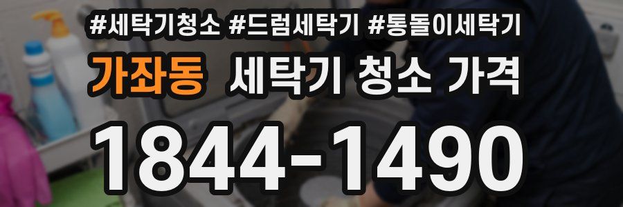 가좌동 세탁기 청소 가격
