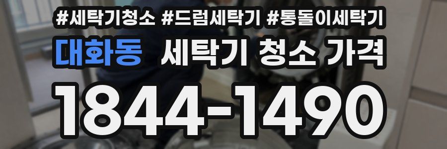 대화동 세탁기 청소 가격
