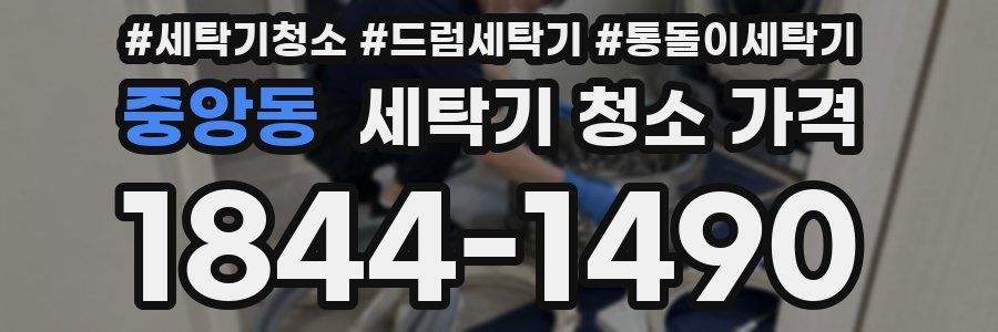 중앙동 세탁기 청소 가격