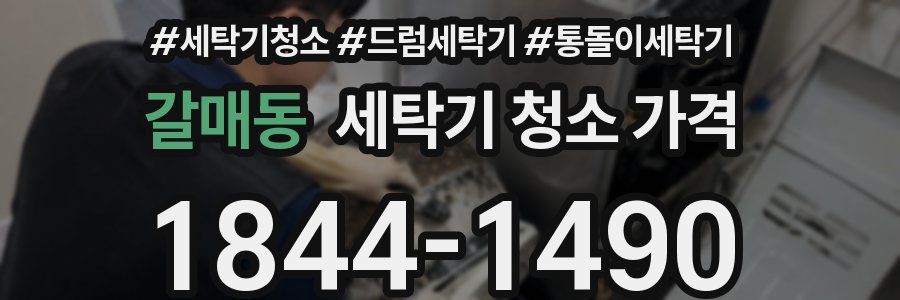 갈매동 세탁기 청소 가격