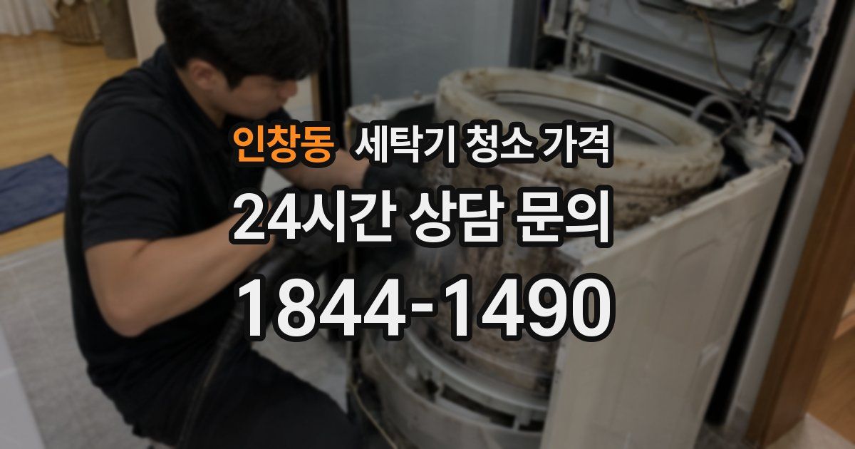 인창동 세탁기 청소 가격