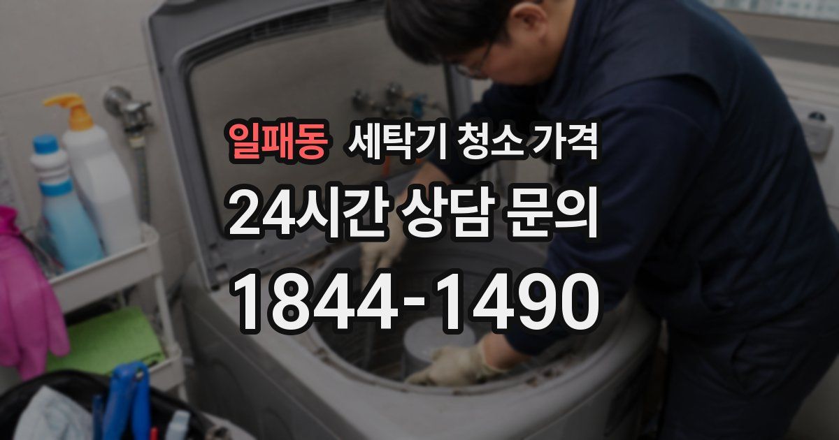 일패동 세탁기 청소 가격