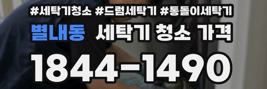 별내동 세탁기 청소 가격