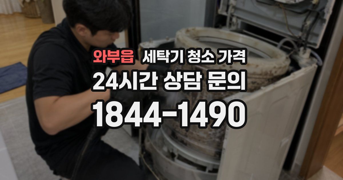 와부읍 세탁기 청소 가격