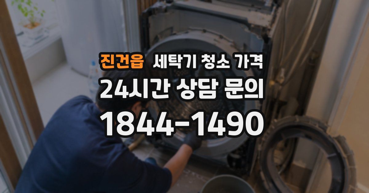 진건읍 세탁기 청소 가격