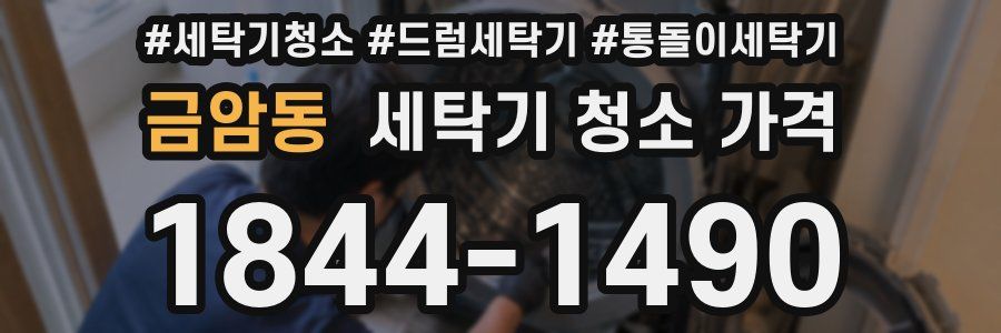 금암동 세탁기 청소 가격