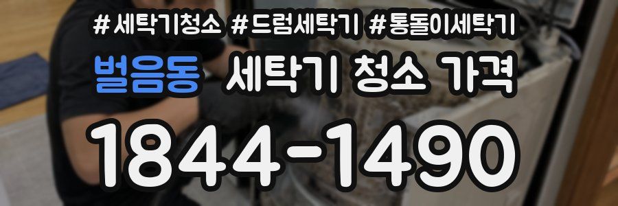 벌음동 세탁기 청소 가격