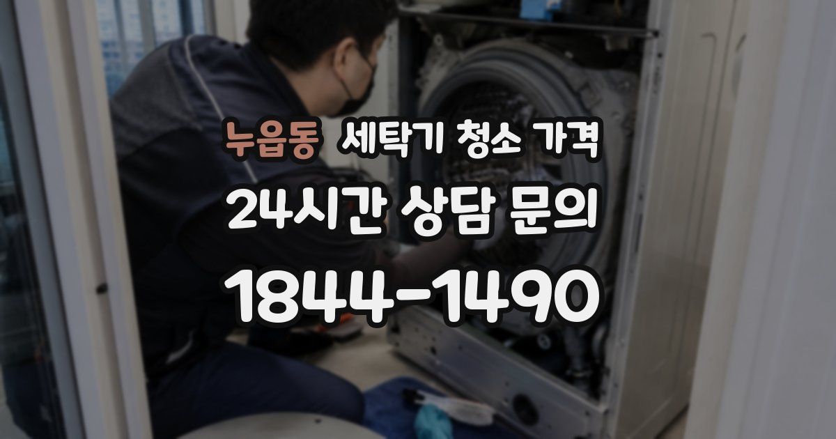 누읍동 세탁기 청소 가격