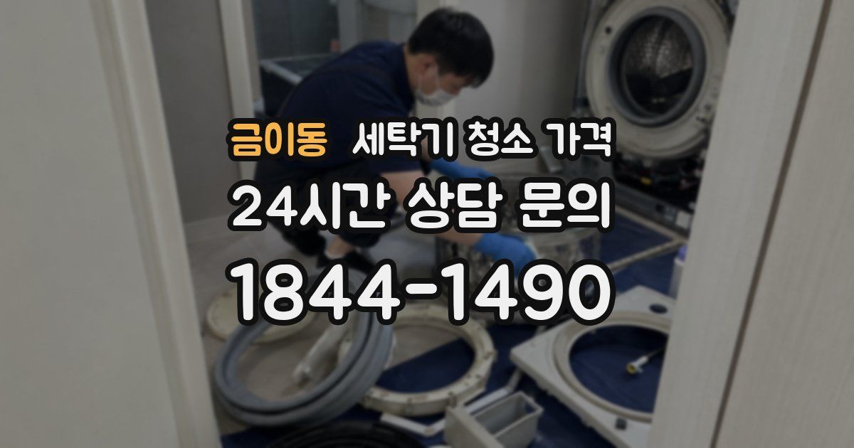 금이동 세탁기 청소 가격