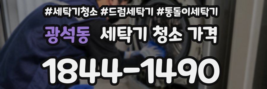 광석동 세탁기 청소 가격