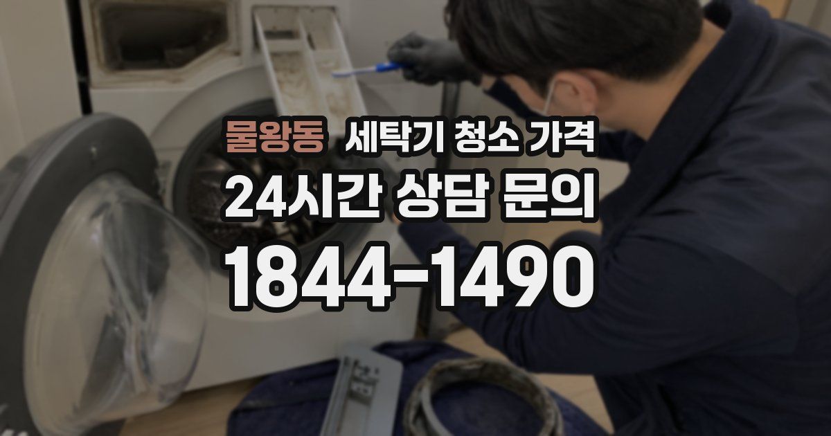물왕동 세탁기 청소 가격