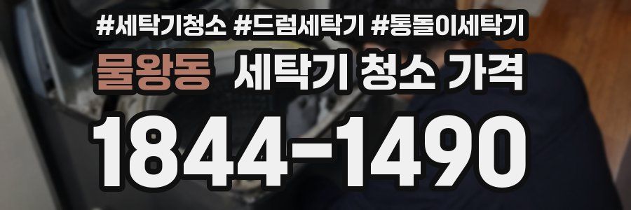 물왕동 세탁기 청소 가격