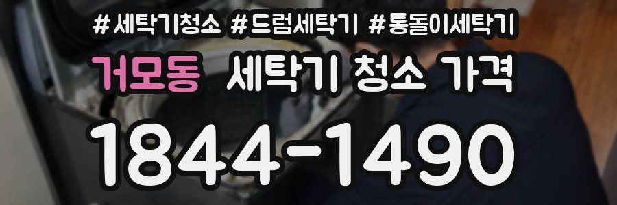 거모동 세탁기 청소 가격