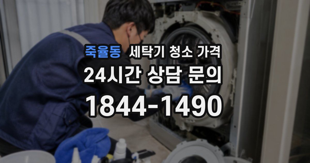 죽율동 세탁기 청소 가격