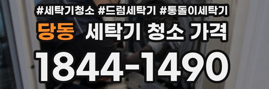 당동 세탁기 청소 가격
