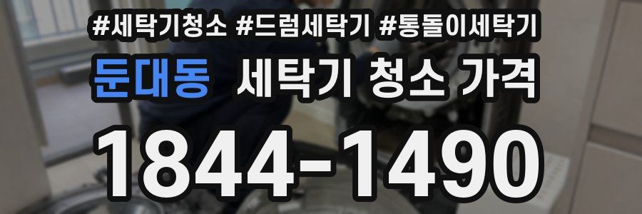둔대동 세탁기 청소 가격