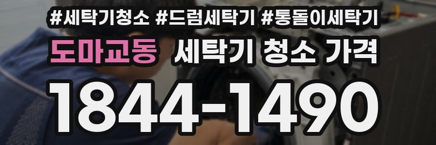 도마교동 세탁기 청소 가격